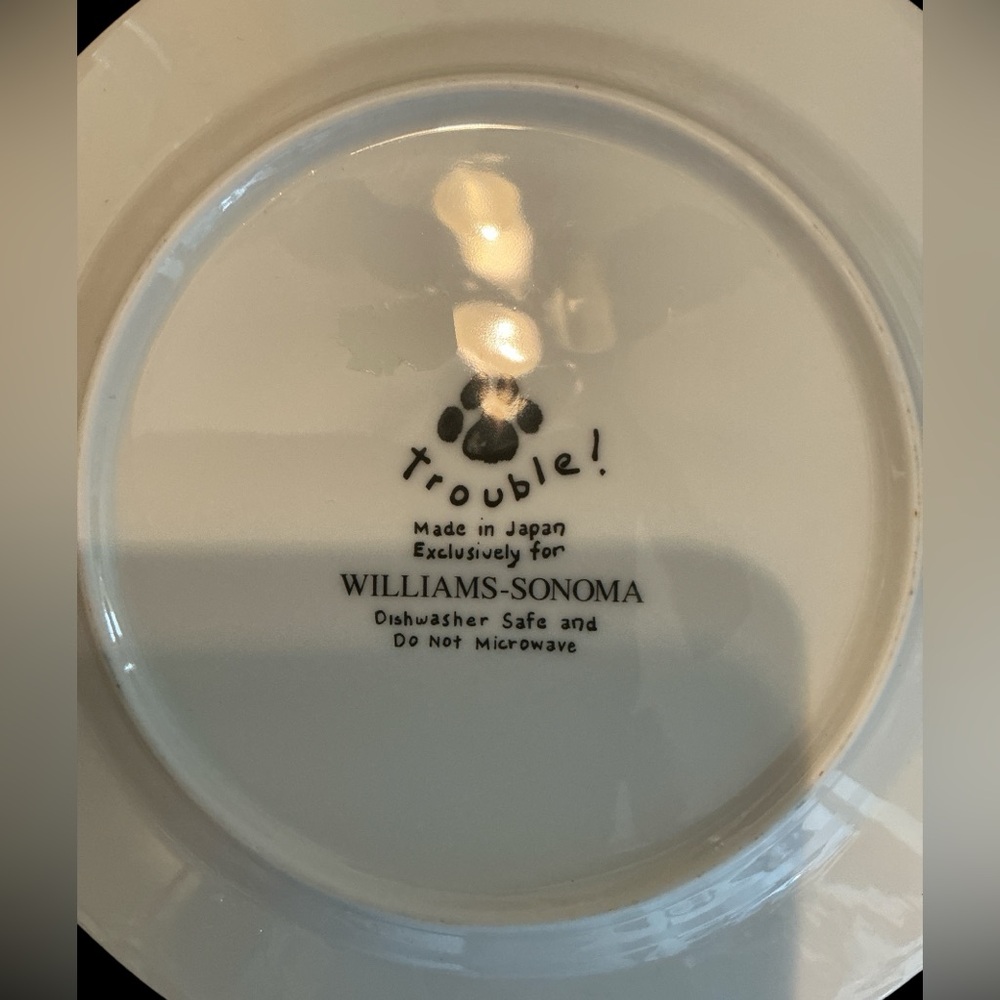 Williams-Sonoma dog holiday plates - Picture 4 of 4